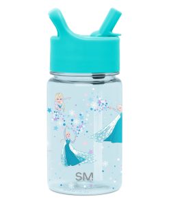 Summit Kids Plastic Water Bottle with Straw Lid