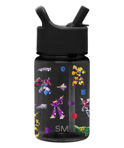 Summit Kids Plastic Water Bottle with Straw Lid