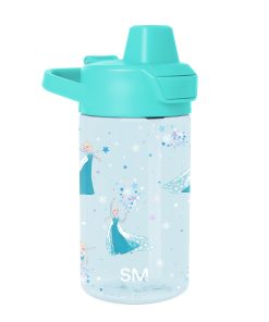 Summit Kids Plastic Water Bottle with Simple Flip Straw Lid