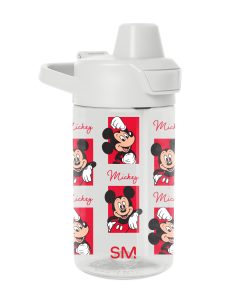 Summit Kids Plastic Water Bottle with Simple Flip Straw Lid
