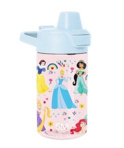 Summit Kids Plastic Water Bottle with Simple Flip Straw Lid