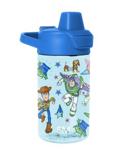 Summit Kids Plastic Water Bottle with Simple Flip Straw Lid