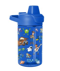 Summit Kids Plastic Water Bottle with Simple Flip Straw Lid