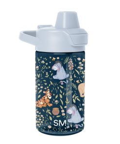 Summit Kids Plastic Water Bottle with Simple Flip Straw Lid