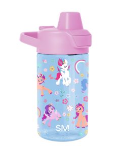 Summit Kids Plastic Water Bottle with Simple Flip Straw Lid