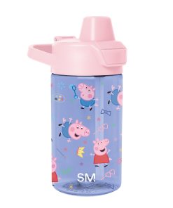 Summit Kids Plastic Water Bottle with Simple Flip Straw Lid