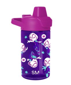 Summit Kids Plastic Water Bottle with Simple Flip Straw Lid