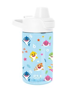 Summit Kids Plastic Water Bottle with Simple Flip Straw Lid